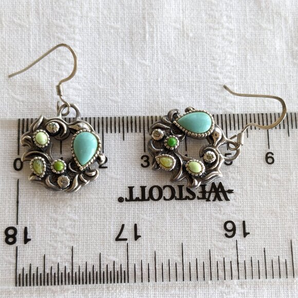 Barse Sterling Pendant on Chunky Stone Necklace-Choice of Sterling Earrings - Picture 13 of 14